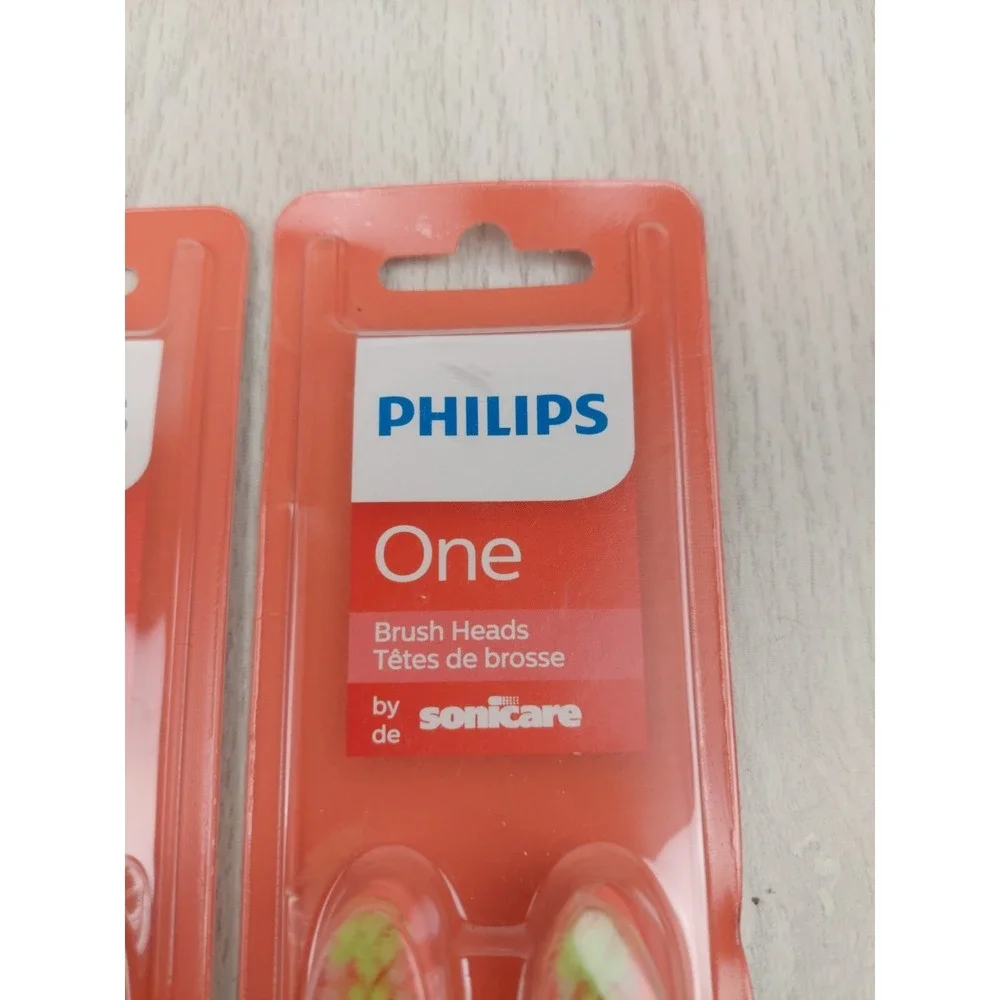 Philips One by Sonicare‎ Replacement Brush Heads Miami Coral 2 Packs 4 total New